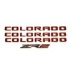 4X 2021 +Colorado ZR2 Emblems Badge 3D Door Tailgate Nameplate