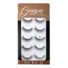 Gugu Lashes Pestañas Silk Mink 3d Fibra Seda 5 Par