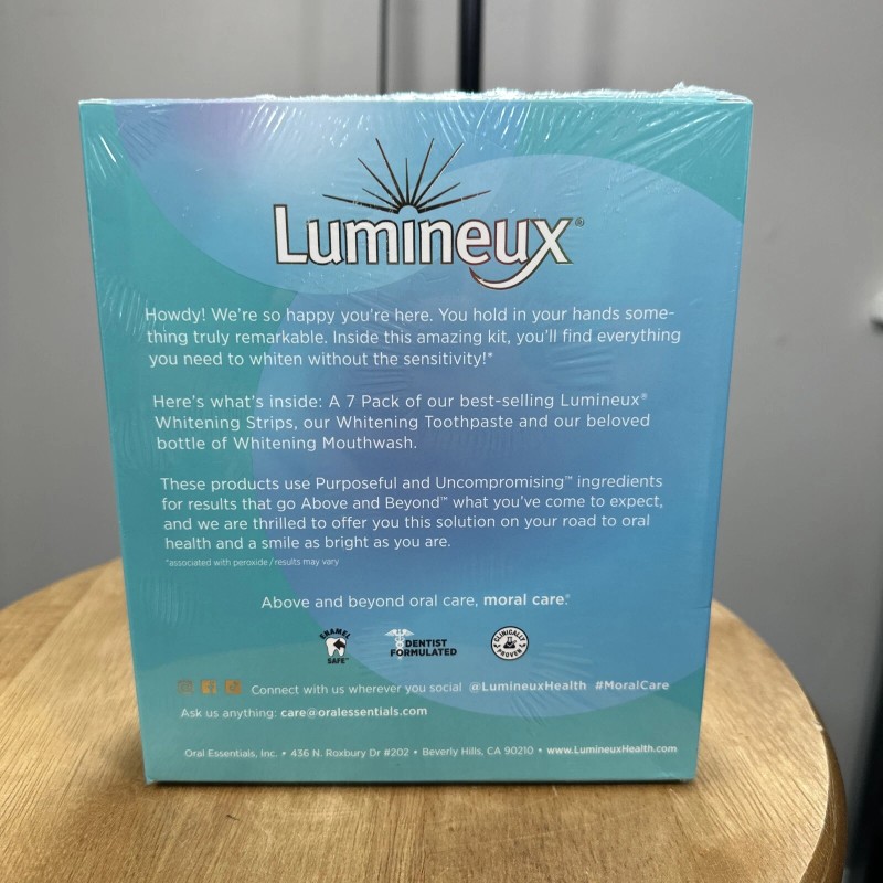 Lumineux Above & Beyond Oral Care Whitening Kit - Strips,