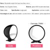 Biqing Blind Spot Mirrors, Universal Car Accessories, 360 Adjustable, Convex,