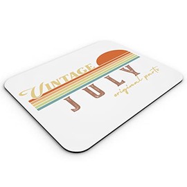 Fabulous Mausunterlage Vintage Original Parts July Celebration Birthday Party Gift Retro Month