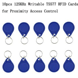 OBO HANDS Handheld 125KHz RFID Blocking Reader Writer Copier Duplicater + 10pcs Writable T5577 Key Cards