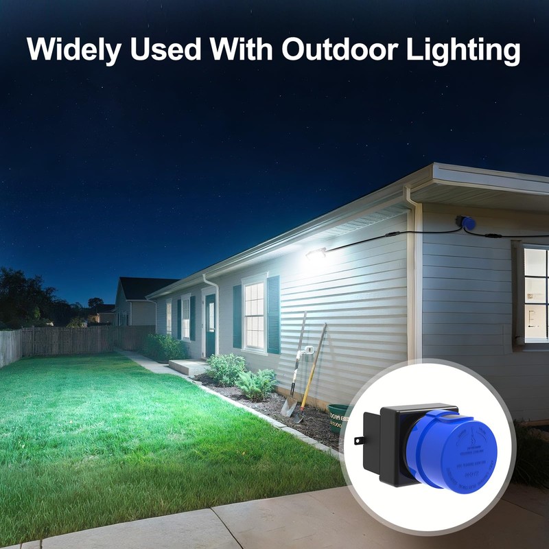 Kekeou Photocell Sensor with Base Outdoor, Twist Lock Photoelectric Control