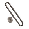 428 17T 17mm Sprocket 428 Drive Chain 60 Links Kit