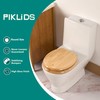 Toilet Seat, Solid Wood, Pine Wood, High Gloss Finish, PIKLiDS