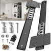 JAXYOOM Pocket Door Hardware Slide for Cabinets with Hinges,Magnetic Heavy
