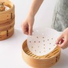 せいろ シート 100枚入り 蒸籠シート 円形 使い捨て 料理用クッキングシー ト 中華セイロ用調理用紙 蒸し器シート