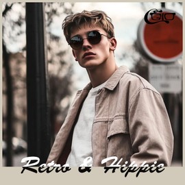 CGID Retro Round Sunglasses Mens Womens Vintage Style Metal Circle Polarised Sunglasses