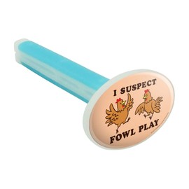I Suspect Fowl Play Foul Chickens Funny Humor Car Air Freshener Vent Clip