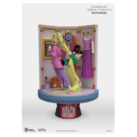 Beast Kingdom Wreck-It Ralph 2: Rapunzel Ds-027 D-Stage Series Statue, Multicolor
