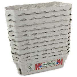 Berry Bowls for Fruits, Fruit Bowls, Packaging Bowls, Compostable Bowls for e.g. Strawberries, Blueberries, Raspberries (Pack of 12, for 500 g)