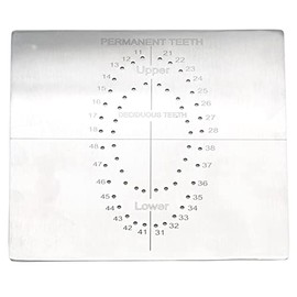 VISION TEK MED Rubber Dam Template for Hole Punching Dental Dams Punch Endodontics DN-2371
