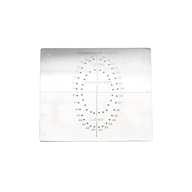 VISION TEK MED Rubber Dam Template for Hole Punching Dental