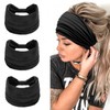 Headbands Women's Wide Hair Band Boho Floral Print Knot Elastic