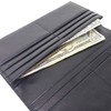 Peanuts 73251 Men's Women's Genuine Leather Wallet "PIRATE" Series, Black
