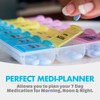 MEDca Weekly Pill Dispenser for 3 Days