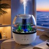2026 Raindrop Humidifier 350ml Essential Oil Diffuser with Fish Tank