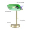 Newrays Traditional Green Glass Bankers Desk Lamp with Pull Chain