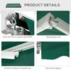 Outsunny 8' x 7' Patio Retractable Awning/Manual Exterior Sun Shade