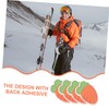 Sosoport Winter Sports Face Decal 4pcs Antifreeze Tape Breathable Allergy-