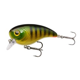 Berkley Pulse Biggie Crankbait Lure | Esca galleggiante a immersione superficiale per lucci, persici, lucioperca e spigole | Per la pesca dei predatori in acqua dolce | 8 cm, persico