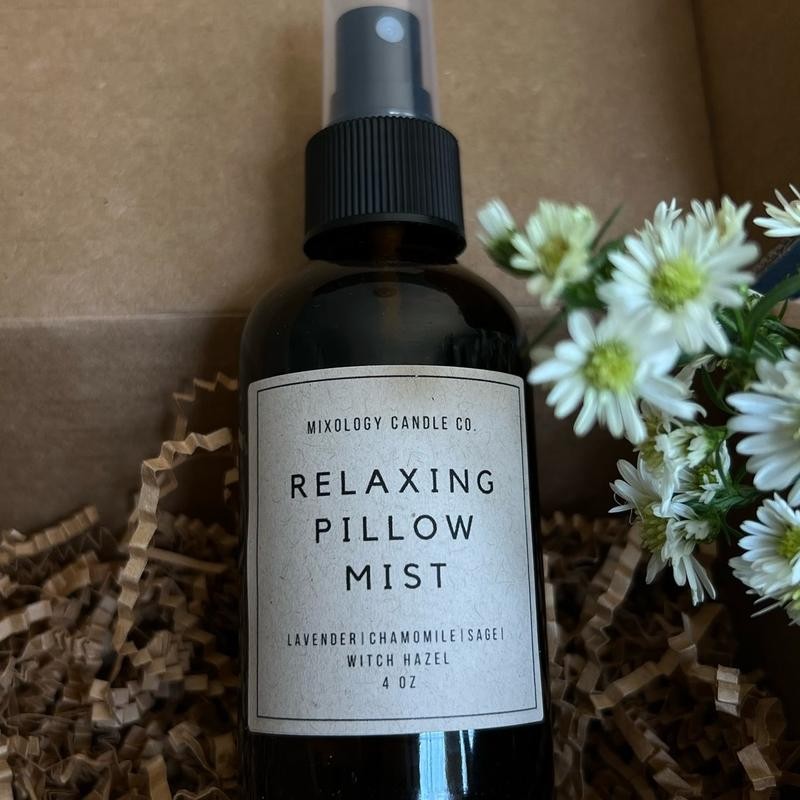 Relaxing Pillow Mist - Lavender, Chamomile, and Sage Essential Oils