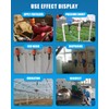NEWTRY 0.4-4% Fertilizer Injector for Drip Irrigation, 0.09-11 GPM Dosing