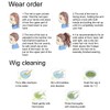 Short Curly Wavy Wigs Women Female Synthetic Hair Brown Wigs