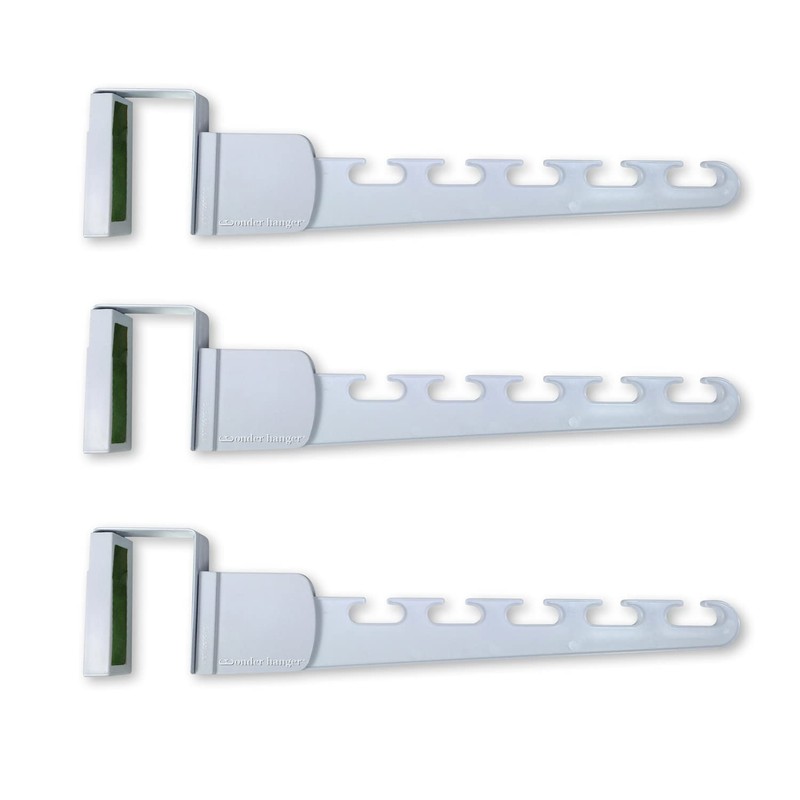 Wonder Hanger Over The Door 3-Pack Organizer for Clothes Hangers,