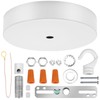 Canomo 5 Inches White Center Hole Chandelier Canopy Pendant Light
