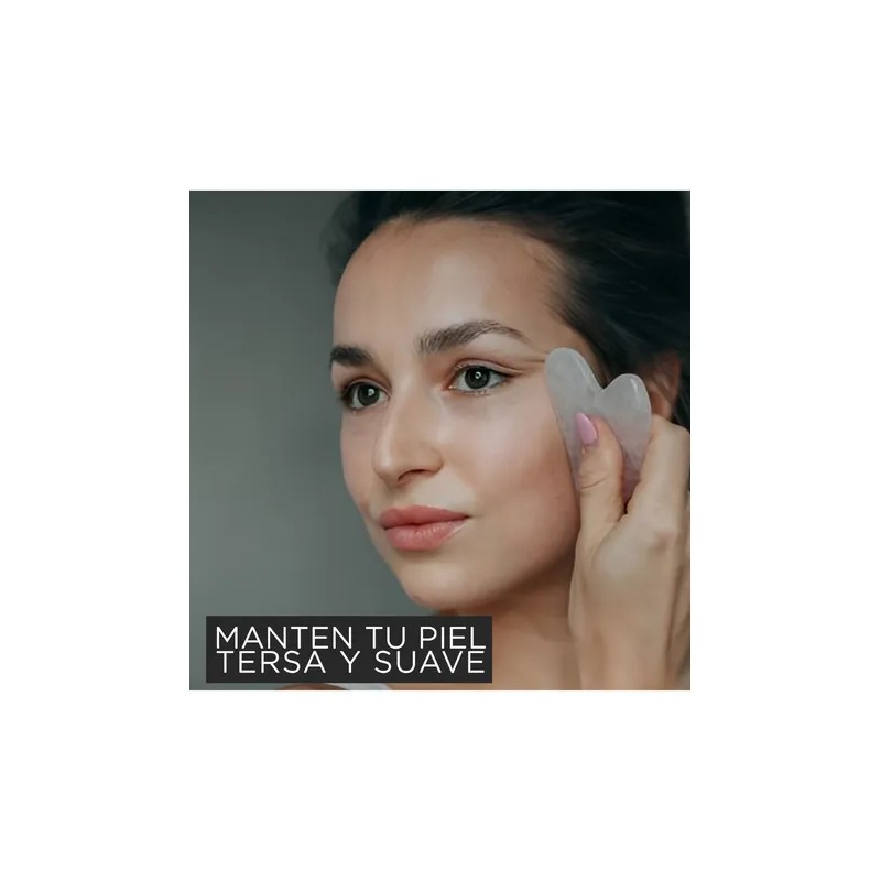 Rodillo Facial Jade Negro Obsidiana Con Guasha Piedra Masaje