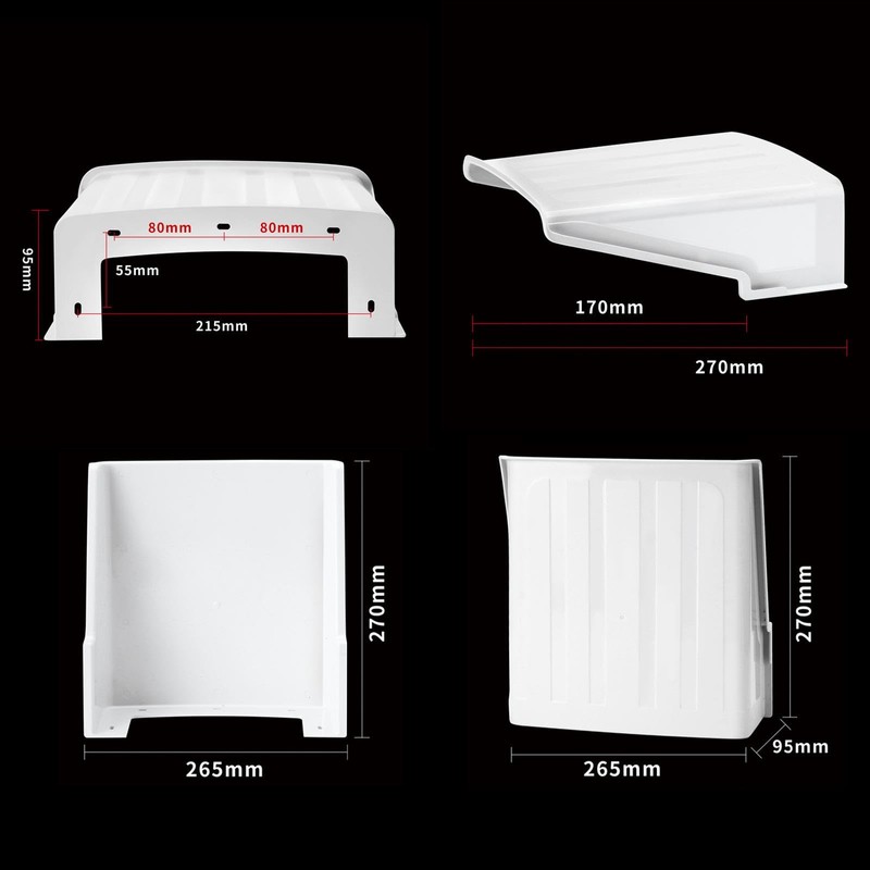 MagiDeal Sun Rain Shade Security Camera Cover Shield,Sun Protector Protection