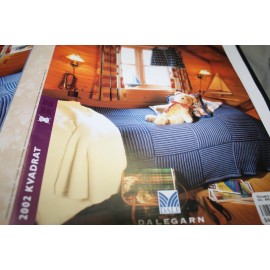 Knitters Dale of Norway Knitting Pattern 2002 Cardigan Wrap Blanket Cap 0-12 mos