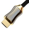 kenable Braided Chrome HDMI Shielded Cable 4k 2k Supports 3D