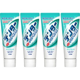 Dentor Clear MAX Spearmint Toothpaste, 4.9 oz (140 g) x 4 Packs