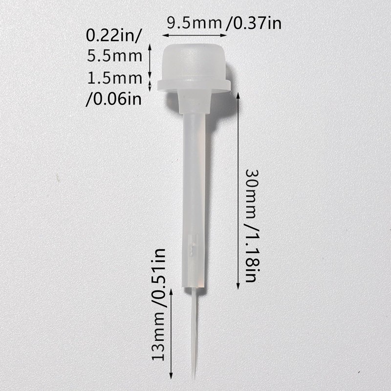 20 Pcs Nail Polish Brush Replacement Dip Powder Liquid Replacement