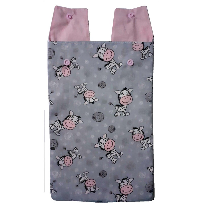 Catheter Leg Bag Holder. Cover. Cute Zebras.