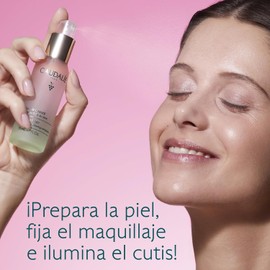 Caudalie Beauty Elixir Agua de Belleza Bruma Facial Natural para Tensar los Poros, Fijar el Maquillaje, y Tonificar la Piel - 30mL