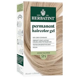 Pack of 1 x Herbatint Permanent Herbal Haircolour Gel 9N Honey Blonde - 135 ml