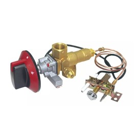 METER STAR 100000BTU LPG/NG Gas Oven Stove Inlet Valve Pilot Burner With 0.9 Meters M10x1 Thermocouple And Ignition Wire Including Knob Whole Sets