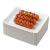 Paper Plates 14 x 20 cm Pack of 50 Rectangular