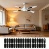 20-Piece Ceiling Fan Air Filter Pack, Fragrance-Free Activated Coconut Shell