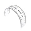 LNQ LUNIQI 1 x Eyebrow Microblading Ruler, Digital Eyebrow Ruler,