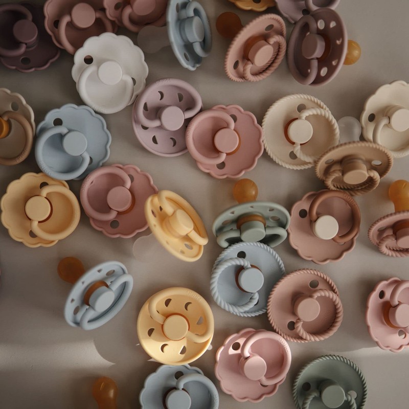 FRIGG Rope Latex Pacifier Pack of 2 | Natural Rubber