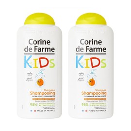 France Corinde Farm Kids Shampoo Wash Children's Apricot Fragrance Baby Scented All-in-One Shower Gel, 2 Pieces, 300ml / 프랑스 코린드팜 키즈 샴푸 워시 어린이 살구향 유아 향이 좋은 올인원 샤워젤, 2개, 300ml