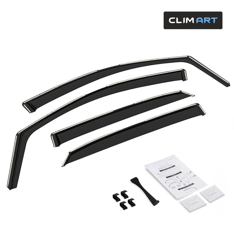 CLIM ART in-Channel Incredibly Durable Rain Guards for Lexus RX