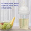 Salad Dressing Shaker, Clear Salad Dressing Mixer Dressing Container Dressing
