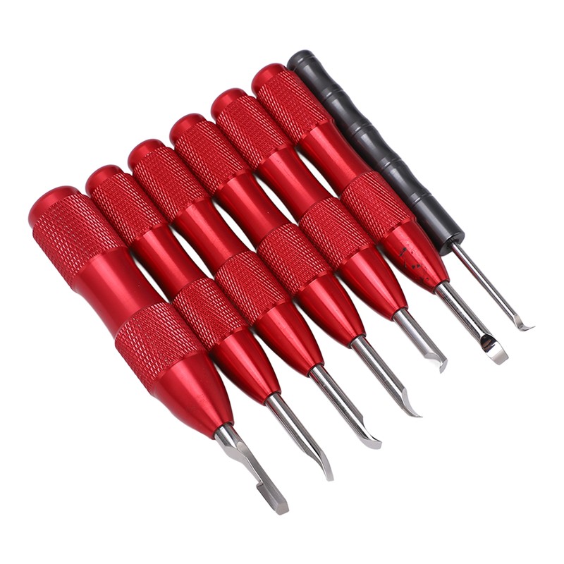7 Pcs Watch Back Cover Opener Tool Multi Specification Aluminum