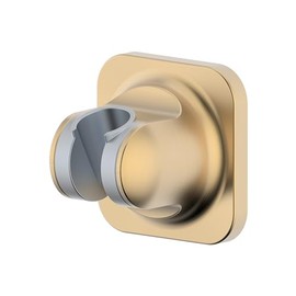 Shower Head Holder, Strong Adhesive Handheld Showerhead Holder,Shower Head Bracket (Brushed Gold) DP-9311 Duttao