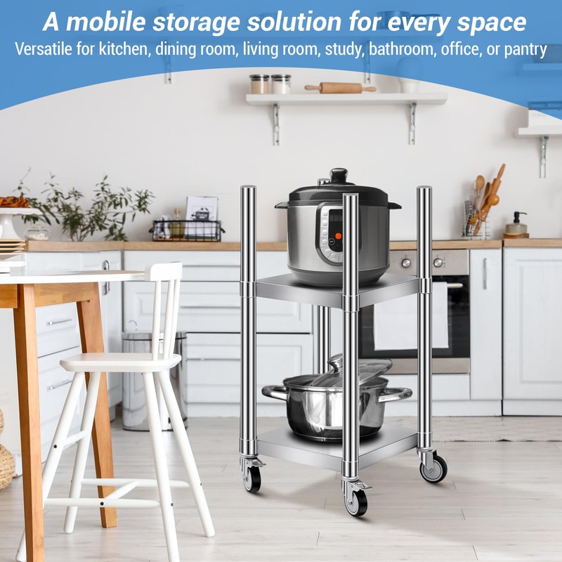 Shimeyao 14" x 14" x 31" Rice Warmer Stand Stainless